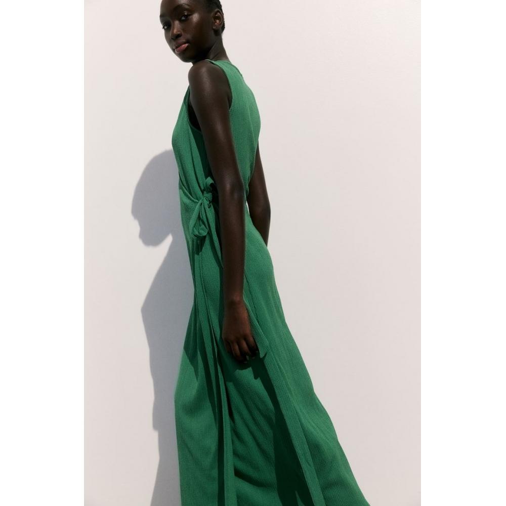

H M MAMA Wrap Nursing Dress Green