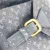 Louis Vuitton M92455 Monogram Mini Denim MontsourisGM Backpack Navy
