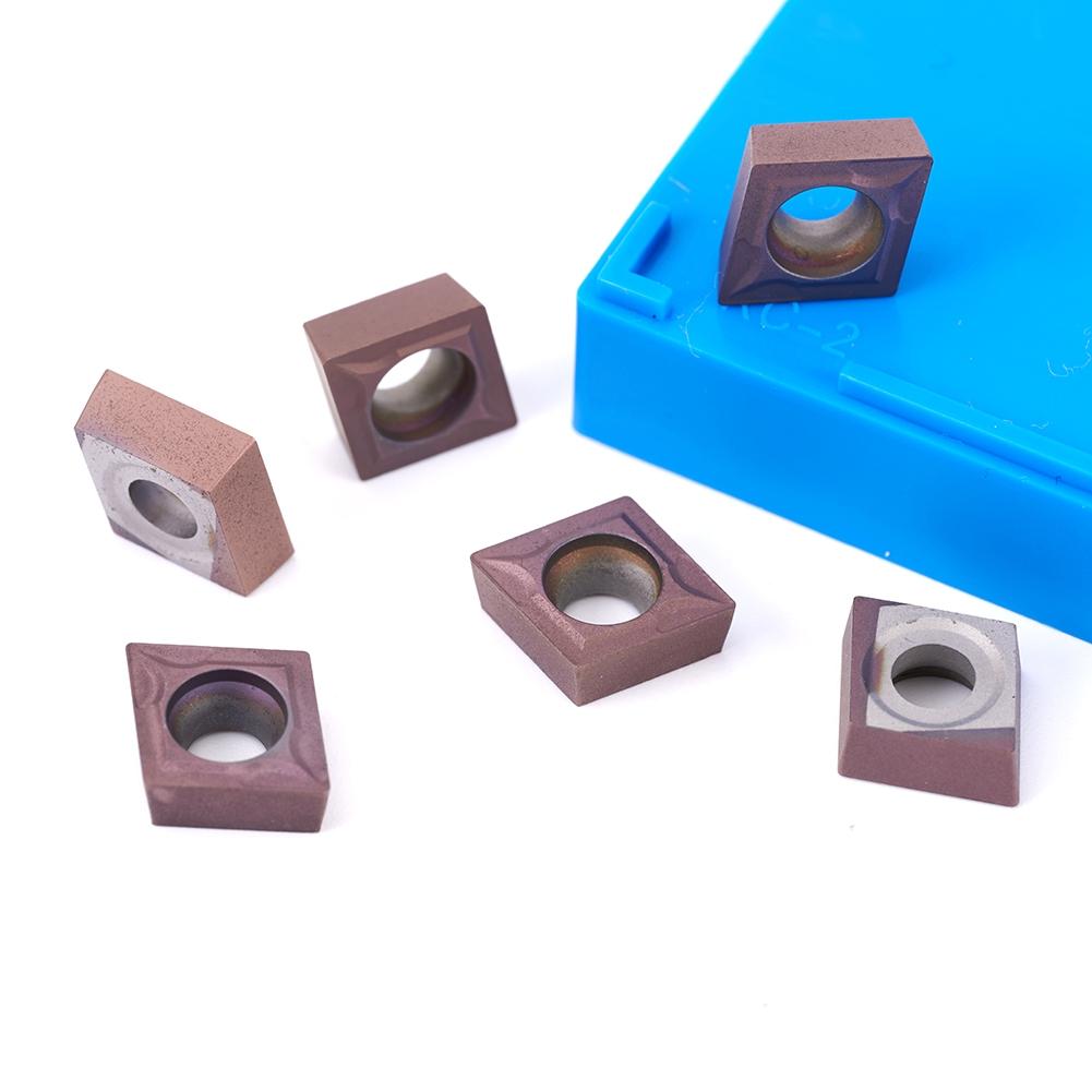 10-STÜCK CCMT09T304 VP15TF Hartmetallspitzen Einsätze Messerkopf Drehbank Drehmeißel