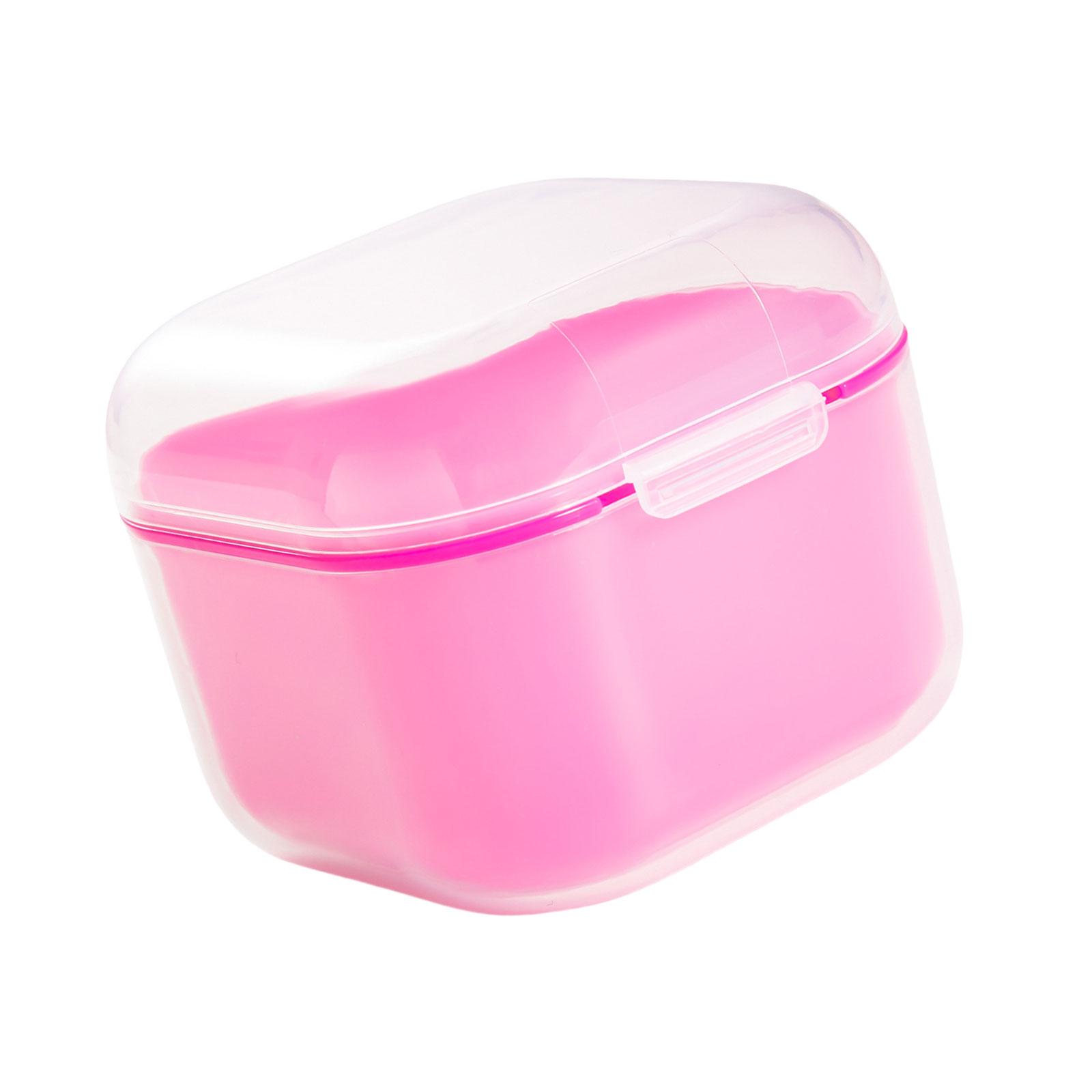 

Пластиковый стерилизатор для инструментов для нейл-арта, маникюра и педикюра, контейнер для хранения с двойным слоем, очиститель фрез для ногтей горячий розовый