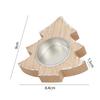 Christmas Wooden Candle Holder Snowflake Xmas Tree Candlestick 2025 Christmas Home Table Decorations Ornament New Year Gift