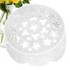 Silicone Spiral Flower Stem Holder, Reusable Floral Arranging Grid for Vase, DIY Bouquet Twister Tool for Wedding Party Home