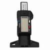 Car Digital Tyre Tire Tread Depth Gauge 0‑25.4mm Measurer Tool Caliper LCD Display Black