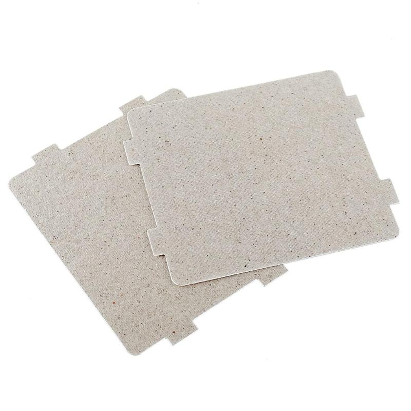 Confezione da 10 Piastre di Mica Tagliabili Fogli di Mica Copertura per Guide d'Onda per Microonde Adatto per Microonde Asciugacapelli e Tostapane
