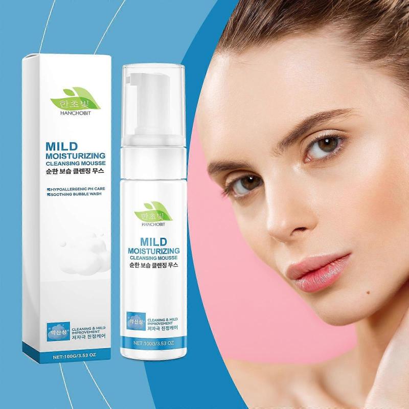 Gentle Moisturizing Facial Cleansing Mousse Deep Cleansing Daily Care Smooth Skin Care