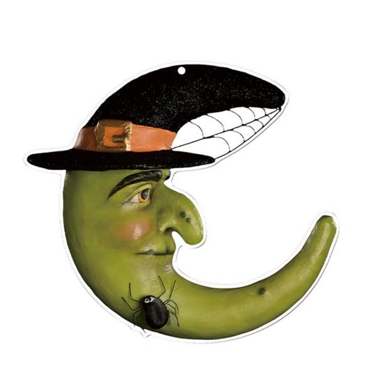 Decorazione Auto Halloween Ciondolo 2D Piatto per Specchietto Retrovisore Auto per Auto Zaino Albero di Natale Accessori Interni Auto