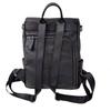 Leather Backpack Black First Layer Cowhide Women'S Backpack Trendy Versatile Soft Leather Women'S Bag