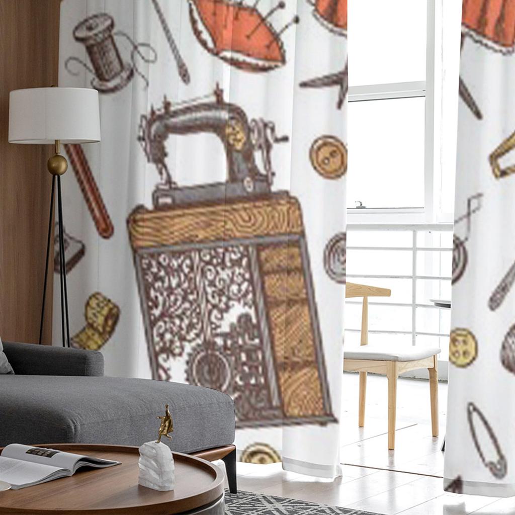 Tools And Elements Materials Luxurious Chiffon Sheer Curtains for Living Room Bedroom Decoration Window Voiles Tulle Curtain