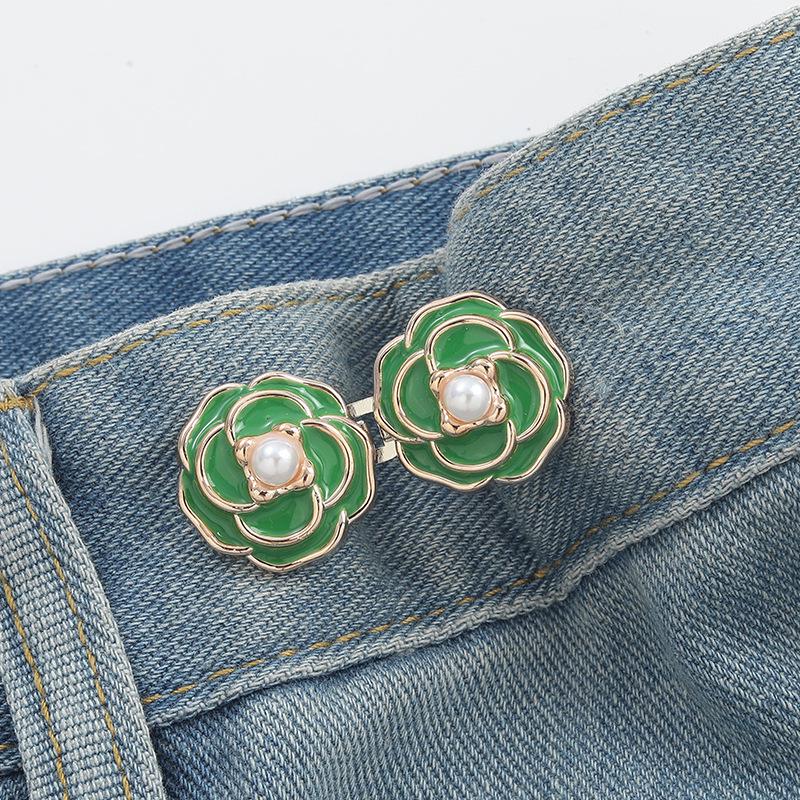 İnci Kamelya Ayarlanabilir Bel Sıkılaştırma Tokası Kotlar İçin