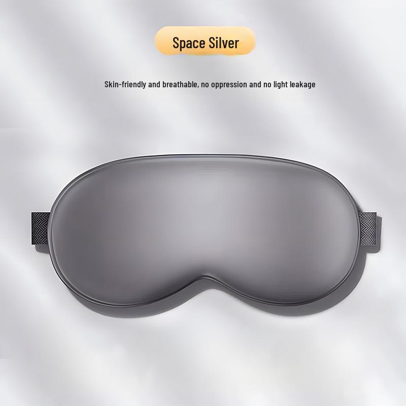 

3D Silk Eye Mask: Double-Sided Light-Blocking, Heat-Dissipating for All-Season Eye Fatigue Relief.