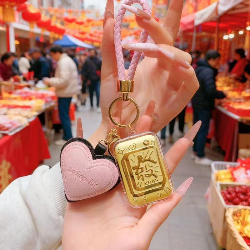 Imperial 999 Pure Gold Princess Lucky Charm Pendant & Phone Lanyard - Get Rich Gift Bag