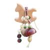 Zodiac Horse Rosewood Wind Chime Merry-Go-Round Pendant Ornament