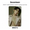 Seventeen RIGHT HERE WORLD TOUR Trading Card Set Official Photocard