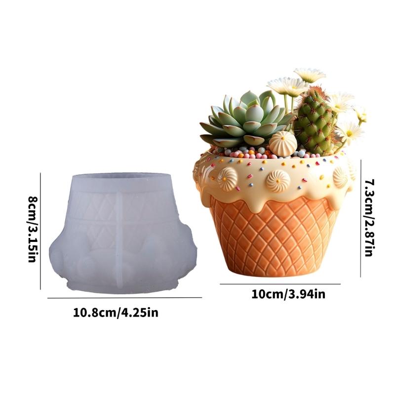 Flexible Silicone Crafting Mold With Detailed Weave Pattern For Concrete Planters Jewelry Holders And Resin Art Creations