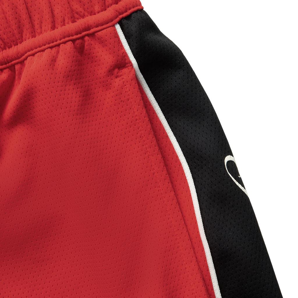 Li Ning Bad Five Quick-Dry Cool Loose Fashion Versatile Casual Basketball Game Shorts Men Shorts Honor-Red AAPV133-2