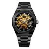 Forsining Fusini 344 Style Men'S Fashion Casual Hollow Mechanical, Automatic Mechanical Watch