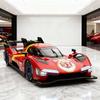 1:22 499P Le Mans Racewagen Legeringsmodel Legeringsauto Model Geluid en Licht Terugtrekken Kinderspeelgoed Verzamelaarsobjecten Verjaardagscadeau