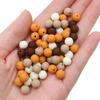 30pcs 8mm Mixed Colors Frosted Acrylic Beads Round Loose Spacer Beads for Necklace Bracelet Keychain DIY Jewelry Craft Making Beads