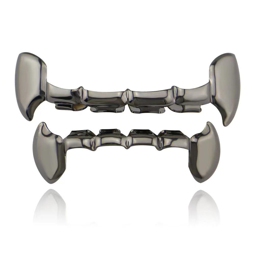 18k Electroplated Vampire Fang Hip Hop Grillz - Halloween False Teeth