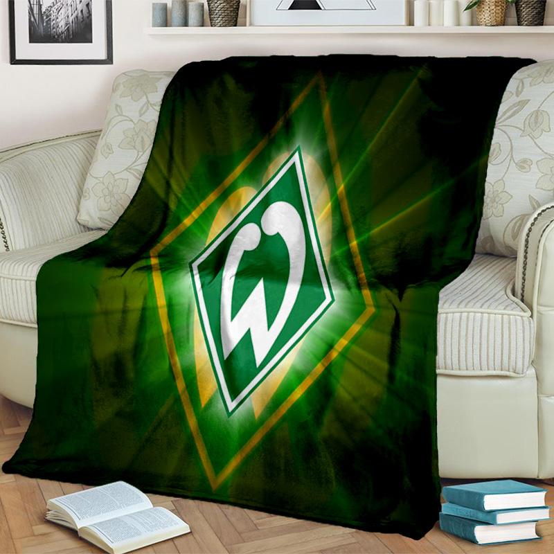 Coperta Calda da Calcio Werder Bremen Adatta per Divani, Letti, Uffici e Campeggio - Regalo Perfetto per Halloween Natale