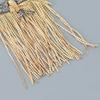 European and American Fashion Tassel Earrings with Alloy Swallow Design