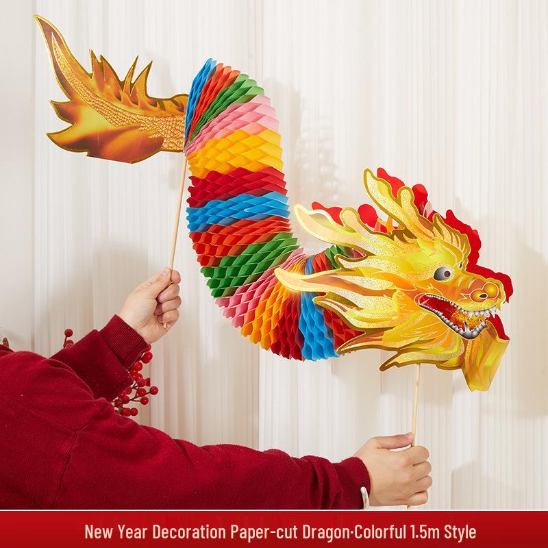 Year of the Horse Dragon Dance DIY Pull Flower Kit - Spring Festival Parent-Child Wedding Decor