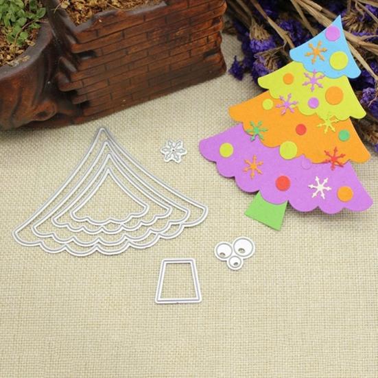 Christmas Tree Cutting Die Stencil Paper DIY Craft Scrapbooking Accessories