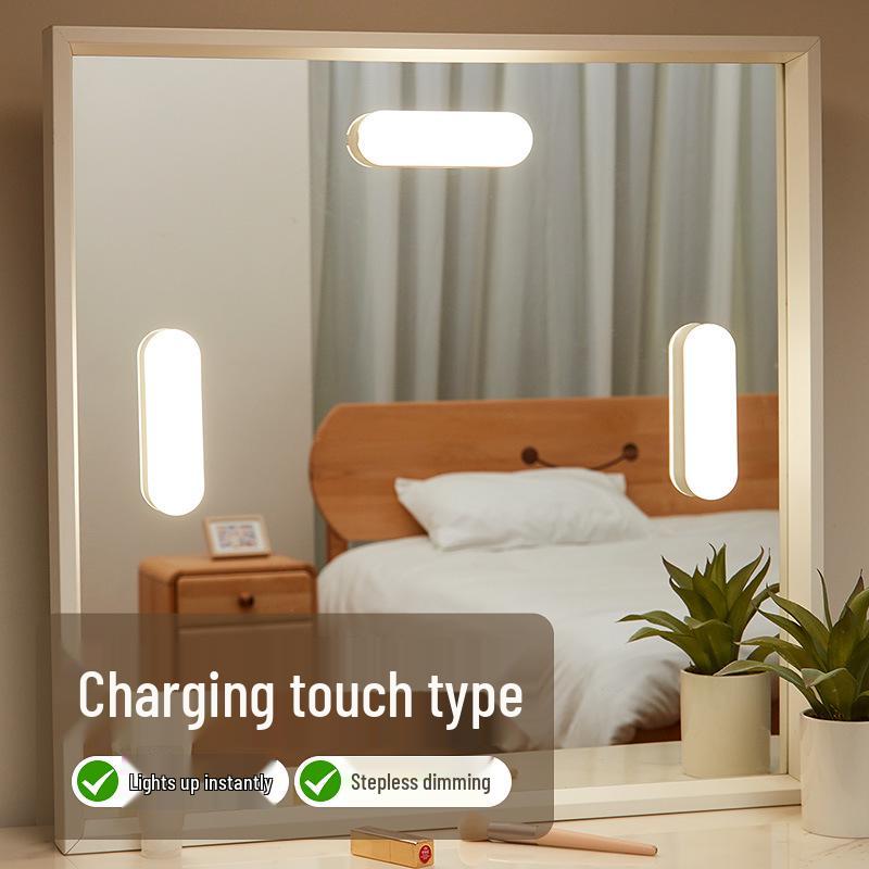 Rechargeable LED Vanity Light Strip for Makeup Tables and Bathroom Mirrors