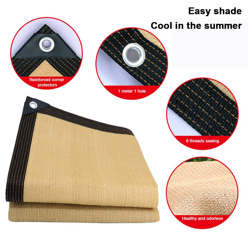 Pergola Deck Backyard Patio Sunshade with Grommets Fabric Screen Shade Cover Garden Sun Shade Netting for Garden Outdoor Pergola
