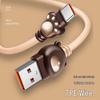 Silicone Type-C 6A Fast Charging Cartoon Cable for Android Huawei Phones