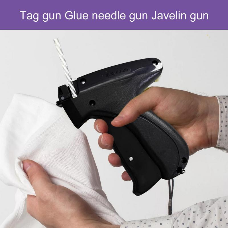 Clothes Label Garment Price Tagging Tag Gun+6 Needles +1000 Barbs Labeller Machine Sewing TCraft Tools 1Set