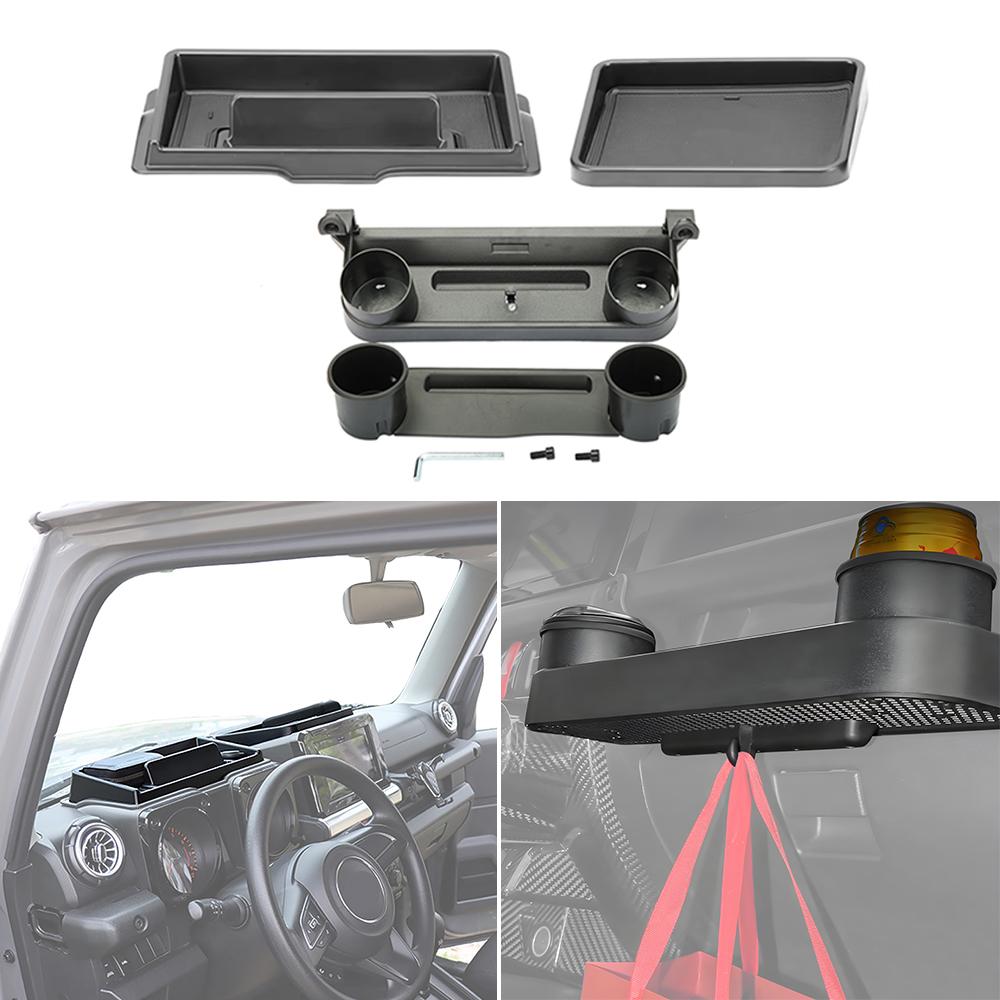 Dashboard Tray Organizer Passenger Handle Storage Cup Holder for Suzuki Jimny JB74W -2026 Tidying Car Interior Accessories