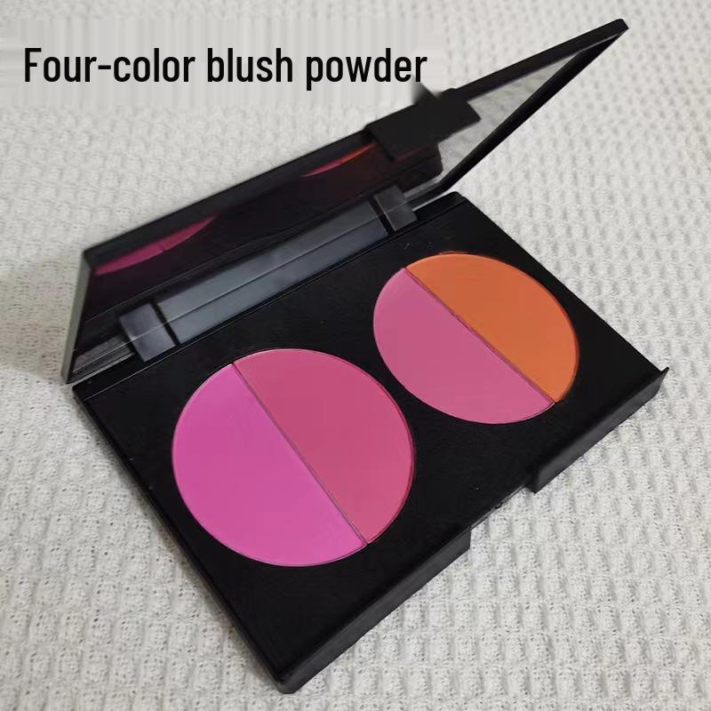 Four-Color Matte Contour and Shadow Palette for Professional Makeup Artists