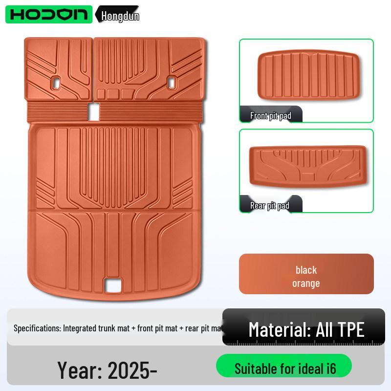 Ideal i6-L9 Series TPE Trunk Mat for Front & Rear - Custom Fit 26 New Model