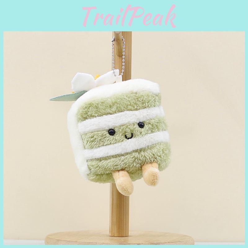 Triangle Plush Cake Keychain Cute Dessert Doll Perfect Birthday Gift For Girls
