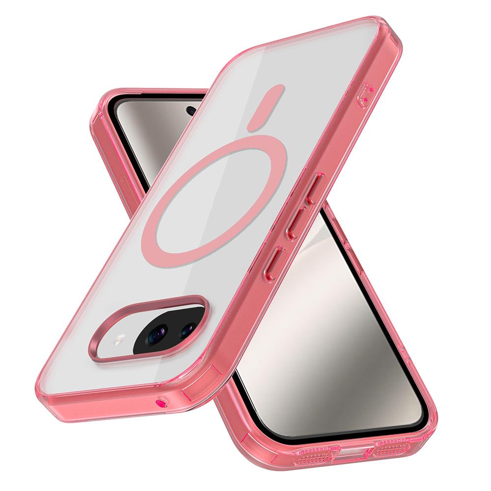 Anti-drop Transparent Magnetic Case For Google Pixel 10 10Pro 10ProXL 10A 9A For Wireless Charging Acrylic Cover