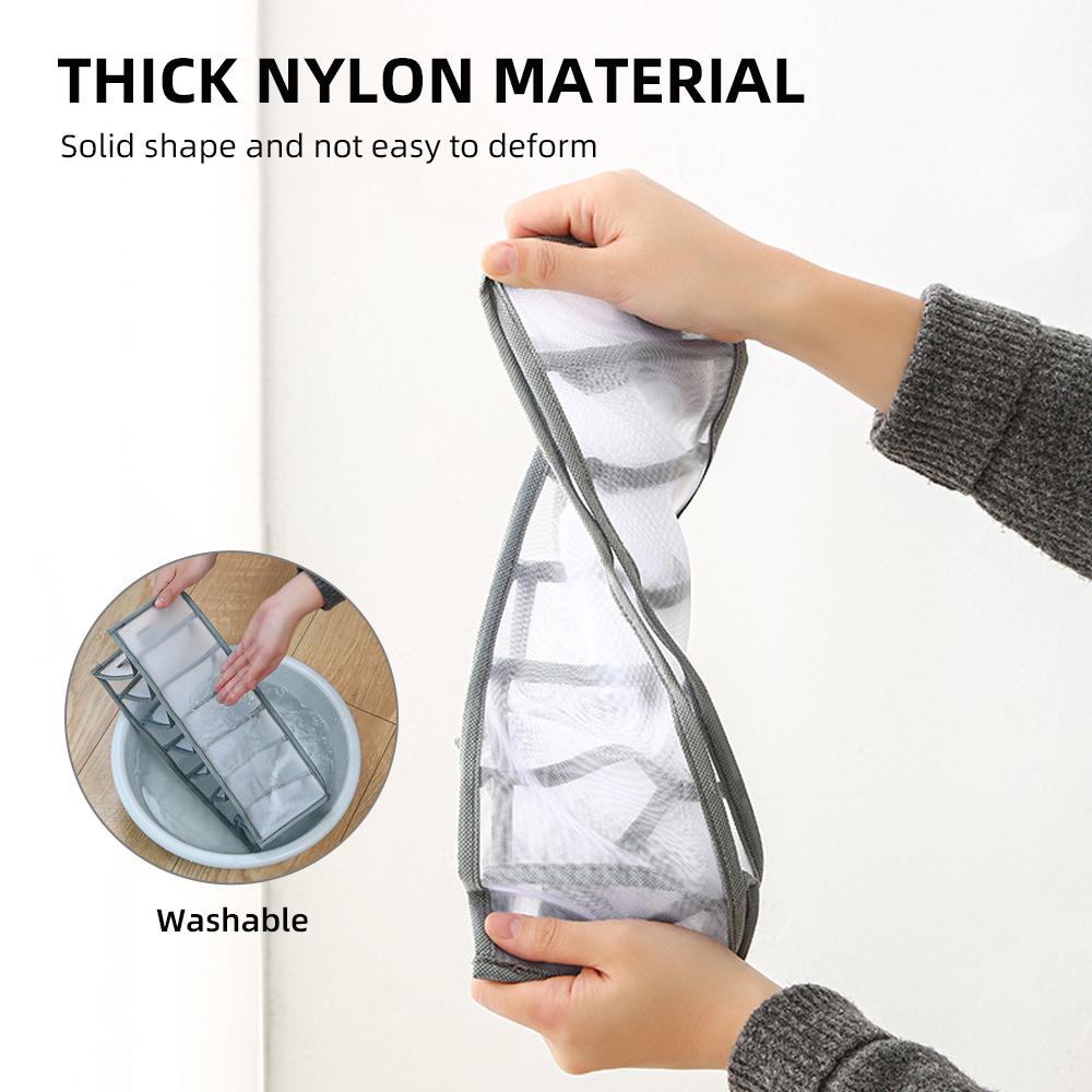 7 Grids/9 Grids Clothes Organizer Closet Organizer Storage Drawer Dividers with Handle Wardrobe