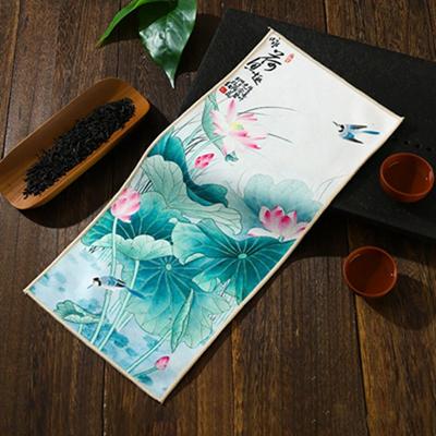 Chinese Painted Professional High-end Household Tea Set Accessories Tea Napkin Table Mats Rag Tea Towel