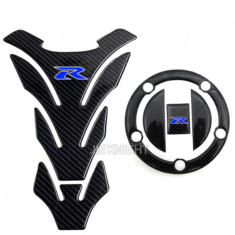 Carbon Fiber 3D Oil Fuel Gas Tank Pad Decal Protector Sticker For SUZUKI GSXR GSX-R 600 750 1000 K3 K4 K5 K6 K7 K8 K9 L17