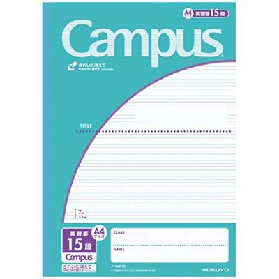 KOKUYO Campus A4 15 Lines Per Ruled 30 34F15 of Notebook, Size, Page, 3.5mm Lines, Sheets, No. (Set 10)