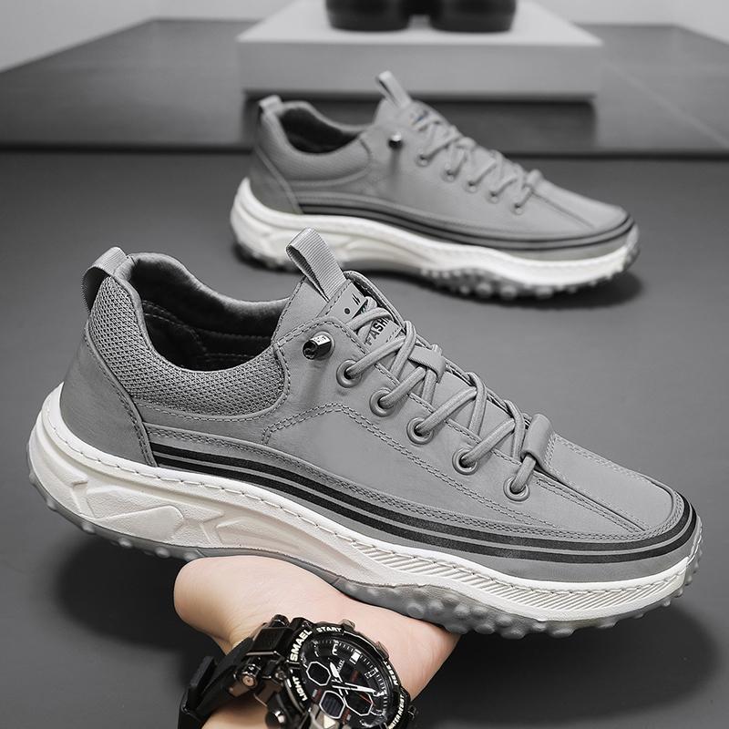 Vysoce kvalitní pánská kožená ležérní obuv outdoorová turistická obuv protiskluzová odolná proti opotřebení pánská turistická obuv prodyšná