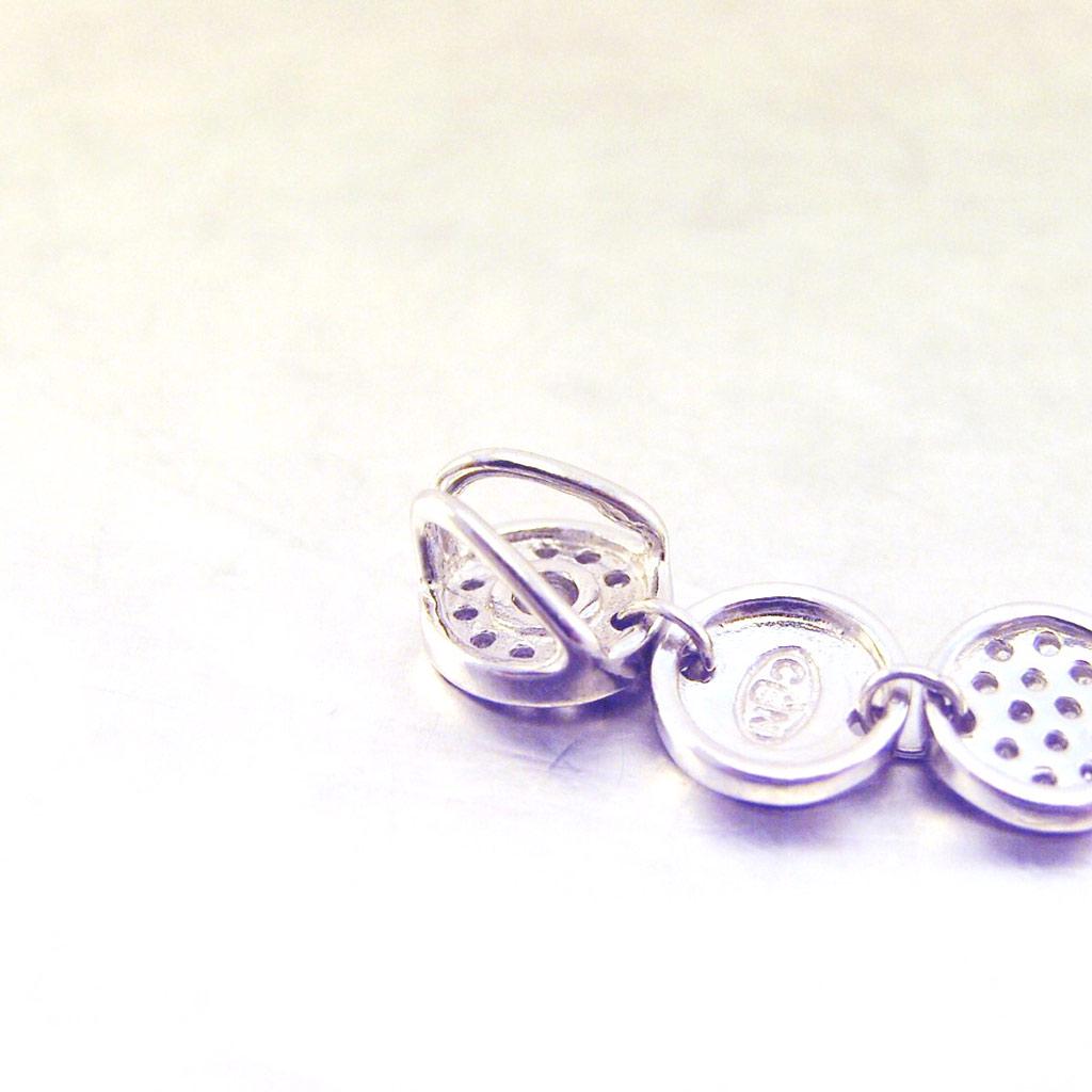 Les Trésors De Lily [F0302] - White 'Goddess' Silver Pendant