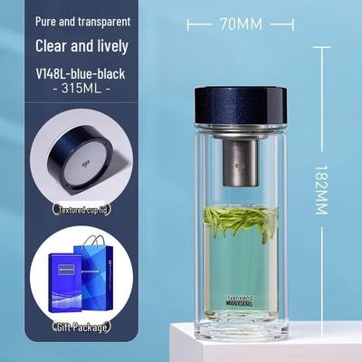 Vientiane Insulated Double-Layer Glass Water Bottle
