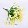 UV-Protected 7-Fork Magnolia Rayon Bouquet for Home & Garden Decoration