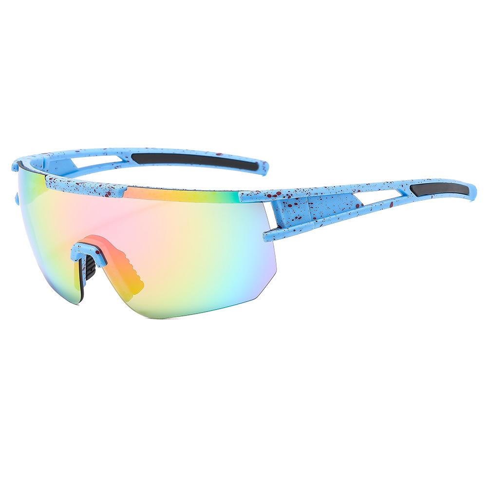 Outdoor Sports Cycling Colorful Sunglasses Men'S Bicycle Sunglasses Windproof Sand-Proof Impact-Proof Glasses