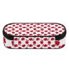 Pen Case Secure Zipper Roomy Interior Strong Polyester Fabric with Main Compartment Mesh Pocket and Pen Slots for Everyday Study