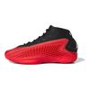 AE. 1 Rutschfeste Mittelhohe Kinder-Basketballschuhe Rot Schwarz Unisex IG6611