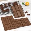 Chocolate Bar Molds - Non-stick Chocolate Molds, Food-grade Silicone Deep Molds for Dubai Pistachios, Candies, Snacks