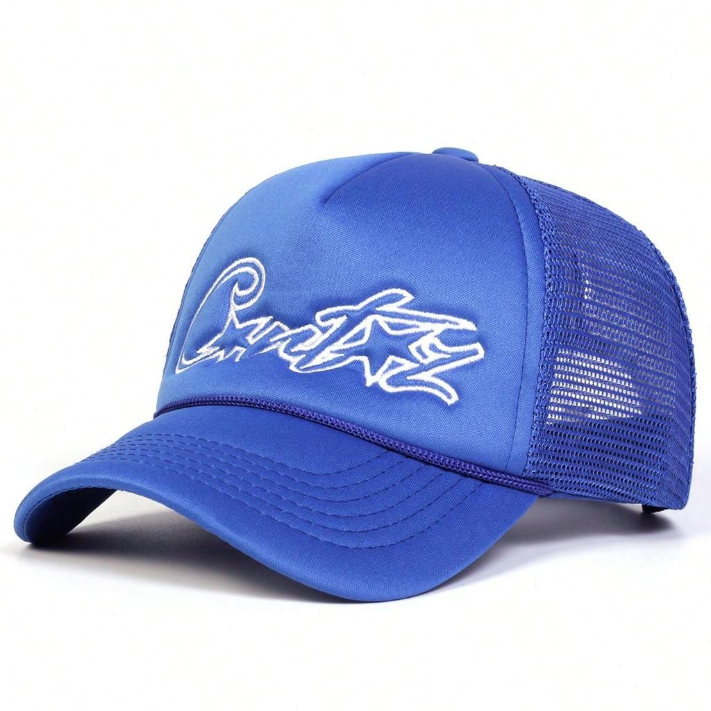 Unisex CRTZ Pentagram Embroidery Baseball Net Caps Spring and Summer Outdoor Adjustable Casual Hats Sunscreen Hat