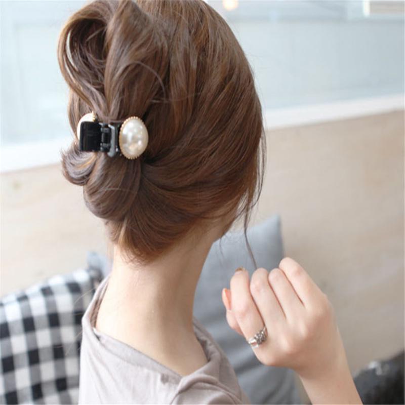 Pince à cheveux décorée de perles et de strass, 2 pièces, épingle, accessoires pour cheveux